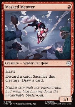 Masked Meower - Magic: The Gathering | Marvel's Spider-Man (Common) [SPM-82] - JotaCards - Tu Tienda de TCG