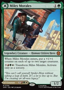 Miles Morales // Ultimate Spider-Man - Magic: The Gathering | Marvel's Spider-Man (Mythic) [SPM-108] - JotaCards - Tu Tienda de TCG