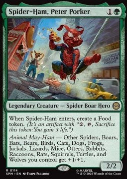 Spider-Ham, Peter Porker - Magic: The Gathering | Marvel's Spider-Man (Rare) [SPM-114] - JotaCards - Tu Tienda de TCG