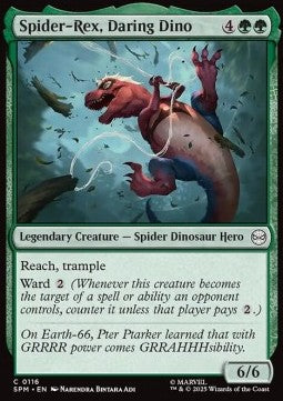 Spider-Rex, Daring Dino - Magic: The Gathering | Marvel's Spider-Man (Common) [SPM-116] - JotaCards - Tu Tienda de TCG