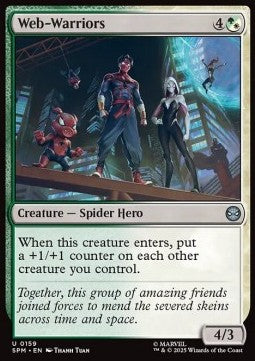 Web-Warriors - Magic: The Gathering | Marvel's Spider-Man (Uncommon) [SPM-159] - JotaCards - Tu Tienda de TCG
