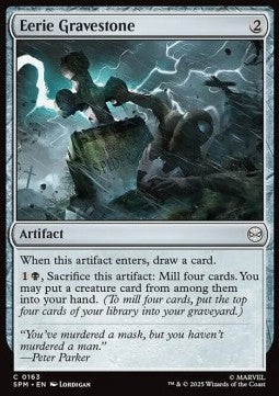 Eerie Gravestone - Magic: The Gathering | Marvel's Spider-Man (Common) [SPM-163] - JotaCards - Tu Tienda de TCG