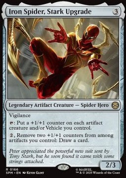 Iron Spider, Stark Upgrade - Magic: The Gathering | Marvel's Spider-Man (Rare) [SPM-166] - JotaCards - Tu Tienda de TCG