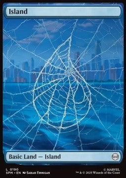 Island (V.1) - Magic: The Gathering | Marvel's Spider-Man (Land) [SPM-190] - JotaCards - Tu Tienda de TCG
