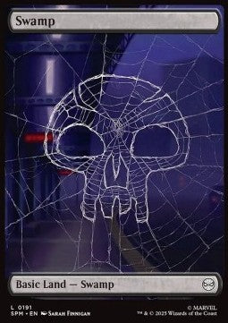 Swamp (V.1) - Magic: The Gathering | Marvel's Spider-Man (Land) [SPM-191] - JotaCards - Tu Tienda de TCG
