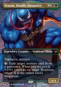 Venom, Deadly Devourer - Magic: The Gathering | Marvel's Spider-Man: Eternal (Rare) [SPE-22] - JotaCards - Tu Tienda de TCG