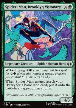 Spider-Man, Brooklyn Visionary - Magic: The Gathering | Marvel's Spider-Man (Common) [SPM-115] - JotaCards - Tu Tienda de TCG