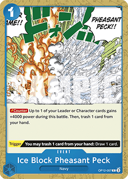 Ice Block Pheasant Peck (OP12-057) - Legacy of the Master (Common) [OP12-057] - JotaCards - Tu Tienda de TCG