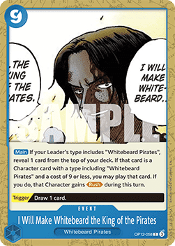 I Will Make Whitebeard the King of the Pirates (OP12-058) - Legacy of the Master (Common) [OP12-058] - JotaCards - Tu Tienda de TCG