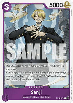 Sanji (OP12-070) (V.1) - Legacy of the Master (Rare) [OP12-070] - JotaCards - Tu Tienda de TCG