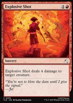 Explosive Shot (V.1) - Magic: The Gathering | Avatar: The Last Airbender: Eternal (Common) [TLE-236] - JotaCards - Tu Tienda de TCG