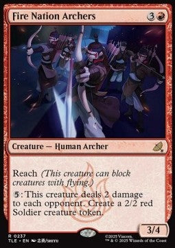 Fire Nation Archers - Magic: The Gathering | Avatar: The Last Airbender: Eternal (Rare) [TLE-237] - JotaCards - Tu Tienda de TCG