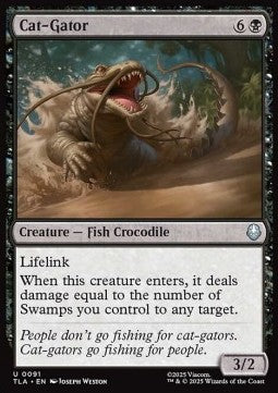 Cat-Gator - Magic: The Gathering | Avatar: The Last Airbender (Uncommon) [TLA-91] - JotaCards - Tu Tienda de TCG