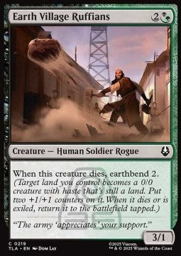 Earth Village Ruffians - Magic: The Gathering | Avatar: The Last Airbender (Common) [TLA-219] - JotaCards - Tu Tienda de TCG