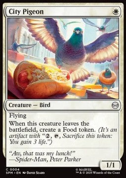 City Pigeon - Magic: The Gathering | Marvel's Spider-Man (Common) [SPM-4] - JotaCards - Tu Tienda de TCG