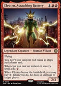 Electro, Assaulting Battery - Magic: The Gathering | Marvel's Spider-Man (Rare) [SPM-76] - JotaCards - Tu Tienda de TCG