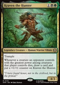Kraven the Hunter - Magic: The Gathering | Marvel's Spider-Man (Rare) [SPM-133] - JotaCards - Tu Tienda de TCG
