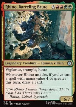 Rhino, Barreling Brute - Magic: The Gathering | Marvel's Spider-Man (Uncommon) [SPM-140] - JotaCards - Tu Tienda de TCG