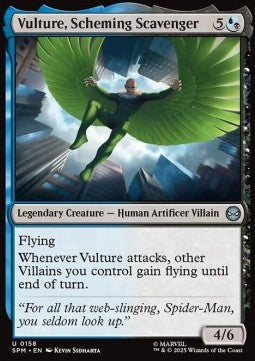Vulture, Scheming Scavenger - Magic: The Gathering | Marvel's Spider-Man (Uncommon) [SPM-158] - JotaCards - Tu Tienda de TCG