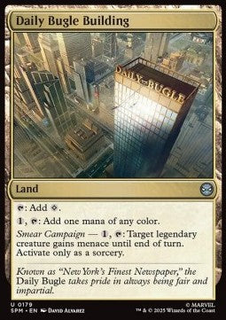 Daily Bugle Building - Magic: The Gathering | Marvel's Spider-Man (Uncommon) [SPM-179] - JotaCards - Tu Tienda de TCG