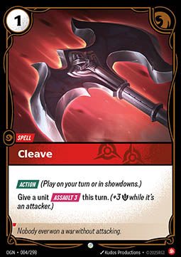 Cleave - Origins (Common) [OGN-004] - JotaCards - Tu Tienda de TCG