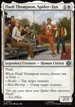 Flash Thompson, Spider-Fan - Magic: The Gathering | Marvel's Spider-Man (Uncommon) [SPM-7] - JotaCards - Tu Tienda de TCG