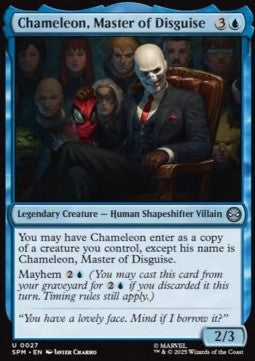 Chameleon, Master of Disguise - Magic: The Gathering | Marvel's Spider-Man (Uncommon) [SPM-27] - JotaCards - Tu Tienda de TCG