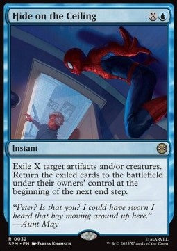 Hide on the Ceiling - Magic: The Gathering | Marvel's Spider-Man (Rare) [SPM-32] - JotaCards - Tu Tienda de TCG