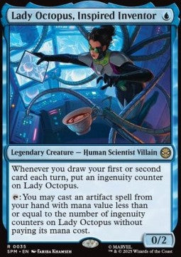 Lady Octopus, Inspired Inventor - Magic: The Gathering | Marvel's Spider-Man (Rare) [SPM-35] - JotaCards - Tu Tienda de TCG