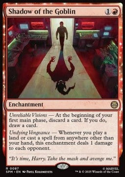Shadow of the Goblin - Magic: The Gathering | Marvel's Spider-Man (Rare) [SPM-87] - JotaCards - Tu Tienda de TCG