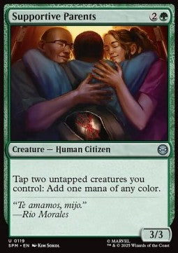 Supportive Parents - Magic: The Gathering | Marvel's Spider-Man (Uncommon) [SPM-119] - JotaCards - Tu Tienda de TCG