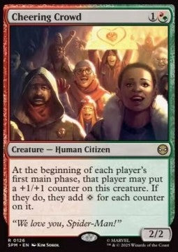 Cheering Crowd - Magic: The Gathering | Marvel's Spider-Man (Rare) [SPM-126] - JotaCards - Tu Tienda de TCG