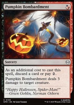 Pumpkin Bombardment - Magic: The Gathering | Marvel's Spider-Man (Common) [SPM-139] - JotaCards - Tu Tienda de TCG