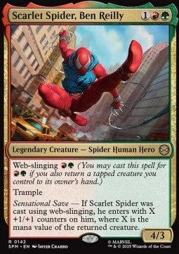 Scarlet Spider, Ben Reilly - Magic: The Gathering | Marvel's Spider-Man (Rare) [SPM-142] - JotaCards - Tu Tienda de TCG
