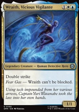 Wraith, Vicious Vigilante - Magic: The Gathering | Marvel's Spider-Man (Uncommon) [SPM-160] - JotaCards - Tu Tienda de TCG