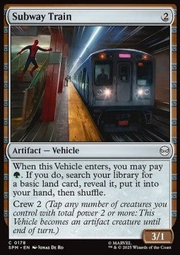 Subway Train - Magic: The Gathering | Marvel's Spider-Man (Common) [SPM-178] - JotaCards - Tu Tienda de TCG