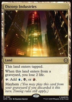 Oscorp Industries - Magic: The Gathering | Marvel's Spider-Man (Rare) [SPM-182] - JotaCards - Tu Tienda de TCG