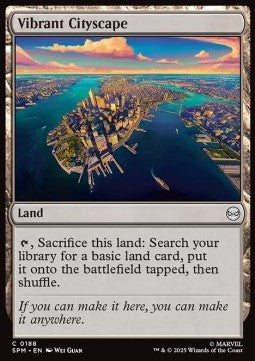 Vibrant Cityscape - Magic: The Gathering | Marvel's Spider-Man (Common) [SPM-188] - JotaCards - Tu Tienda de TCG