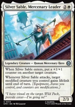 Silver Sable, Mercenary Leader - Magic: The Gathering | Marvel's Spider-Man (Uncommon) [SPM-13] - JotaCards - Tu Tienda de TCG