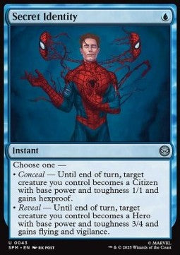 Secret Identity - Magic: The Gathering | Marvel's Spider-Man (Uncommon) [SPM-43] - JotaCards - Tu Tienda de TCG
