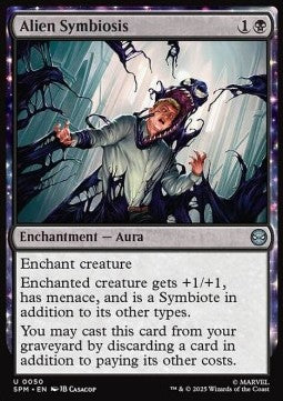 Alien Symbiosis - Magic: The Gathering | Marvel's Spider-Man (Uncommon) [SPM-50] - JotaCards - Tu Tienda de TCG