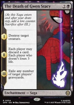 The Death of Gwen Stacy - Magic: The Gathering | Marvel's Spider-Man (Rare) [SPM-54] - JotaCards - Tu Tienda de TCG