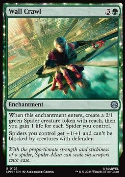 Wall Crawl - Magic: The Gathering | Marvel's Spider-Man (Uncommon) [SPM-121] - JotaCards - Tu Tienda de TCG