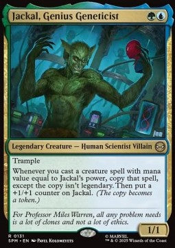 Jackal, Genius Geneticist - Magic: The Gathering | Marvel's Spider-Man (Rare) [SPM-131] - JotaCards - Tu Tienda de TCG