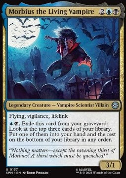 Morbius the Living Vampire - Magic: The Gathering | Marvel's Spider-Man (Uncommon) [SPM-137] - JotaCards - Tu Tienda de TCG