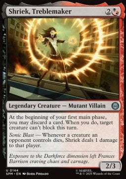 Shriek, Treblemaker - Magic: The Gathering | Marvel's Spider-Man (Uncommon) [SPM-144] - JotaCards - Tu Tienda de TCG