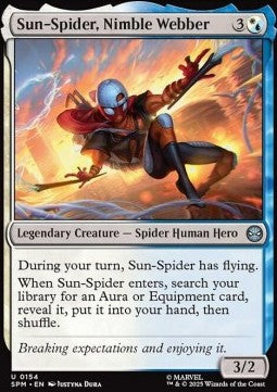 Sun-Spider, Nimble Webber - Magic: The Gathering | Marvel's Spider-Man (Uncommon) [SPM-154] - JotaCards - Tu Tienda de TCG