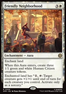 Friendly Neighborhood - Magic: The Gathering | Marvel's Spider-Man (Rare) [SPM-8] - JotaCards - Tu Tienda de TCG