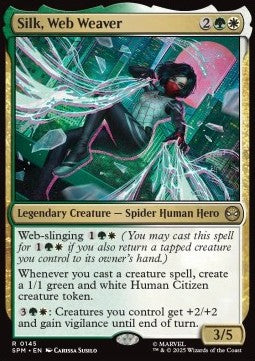 Silk, Web Weaver - Magic: The Gathering | Marvel's Spider-Man (Rare) [SPM-145] - JotaCards - Tu Tienda de TCG