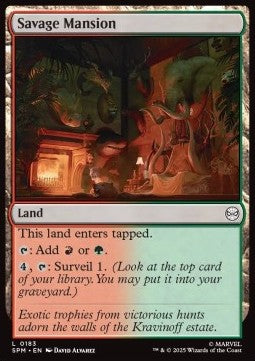 Savage Mansion - Magic: The Gathering | Marvel's Spider-Man (Common) [SPM-183] - JotaCards - Tu Tienda de TCG